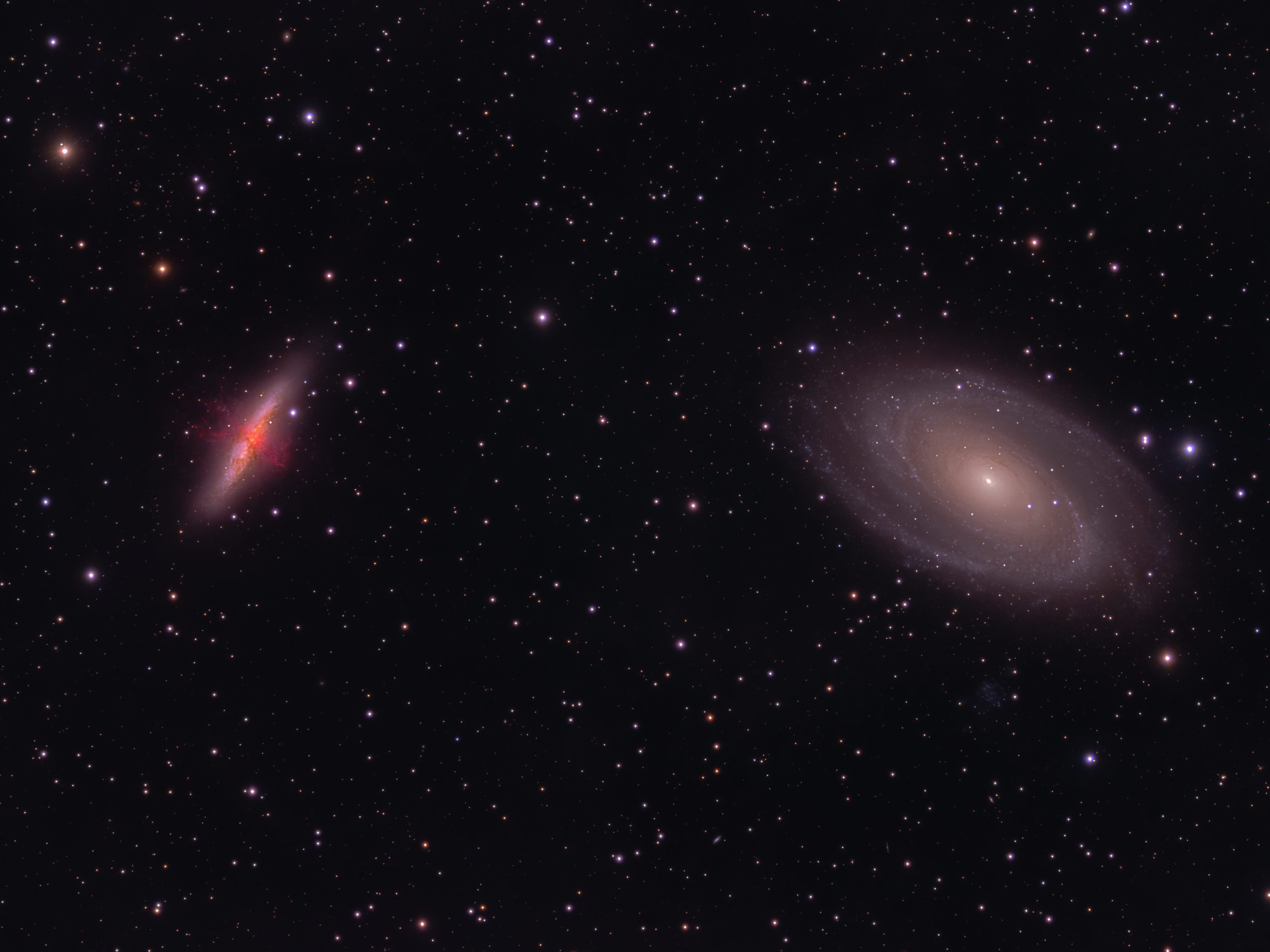 M81 and M82 Galaxies ../CCD/m81m82.jpg
