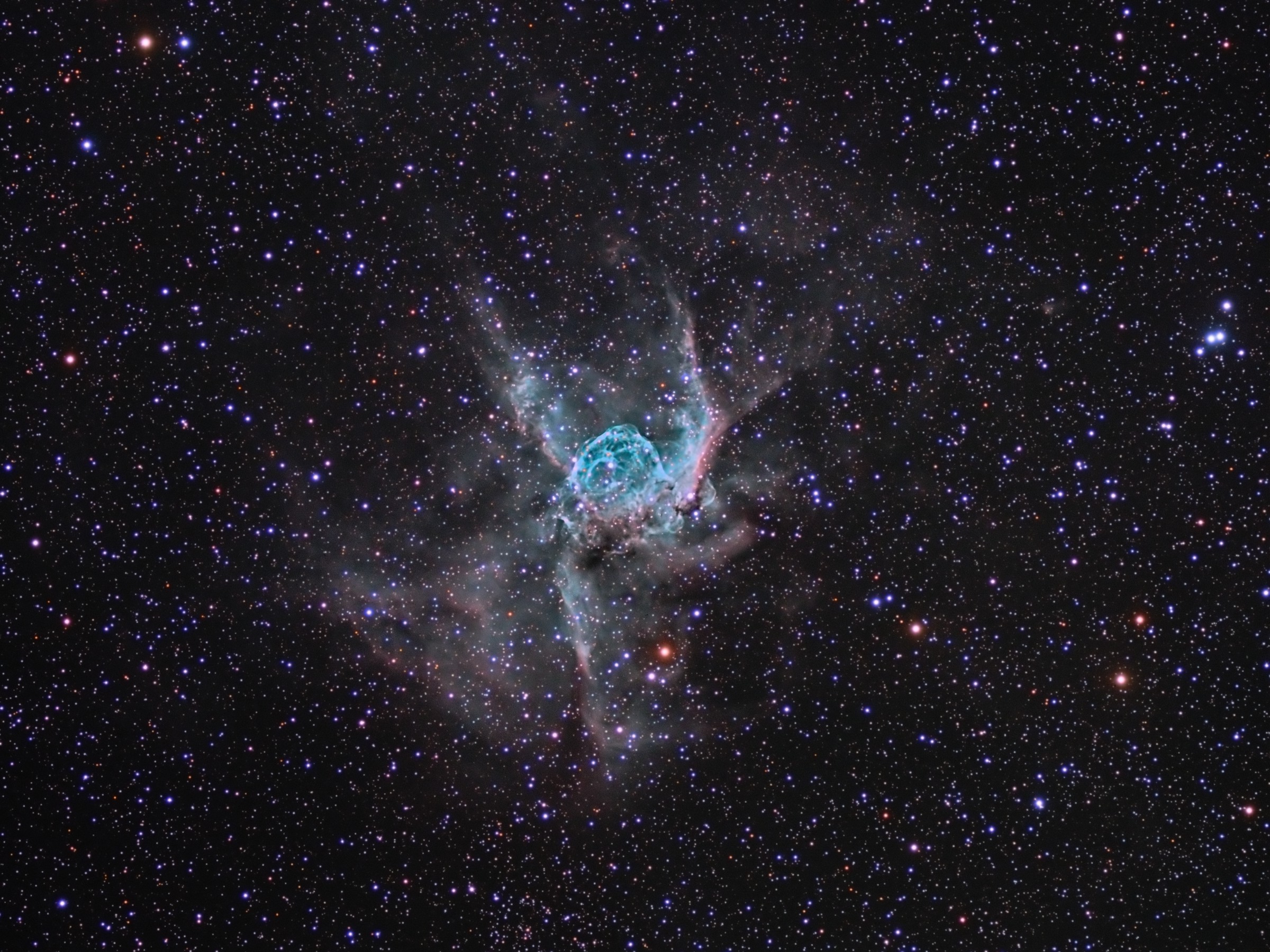 NGC2359 Thor's Helmet Nebula ../CCD/ngc2359.jpg
