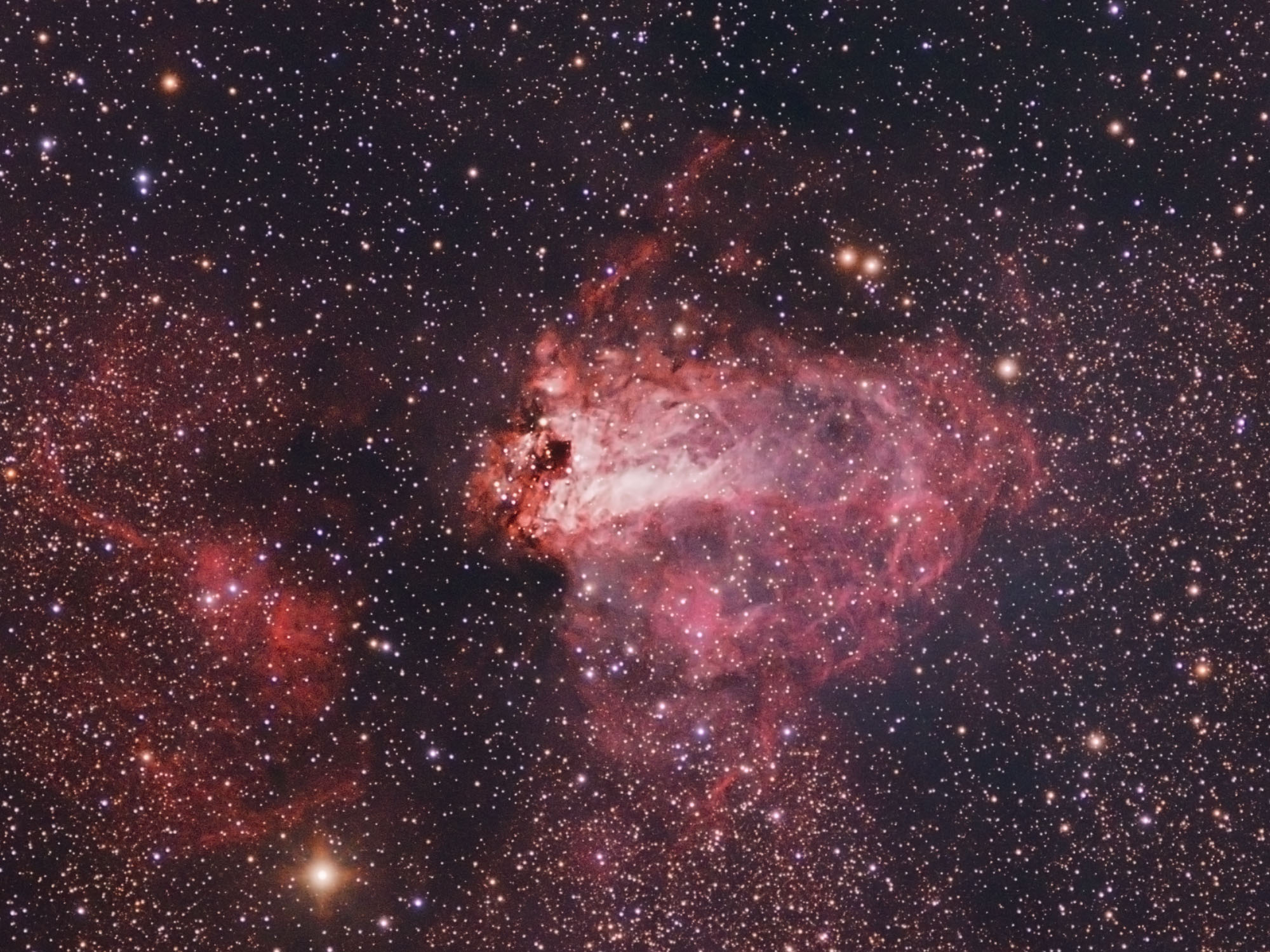 M17 Swan Nebula ../CCD/m17.jpg
