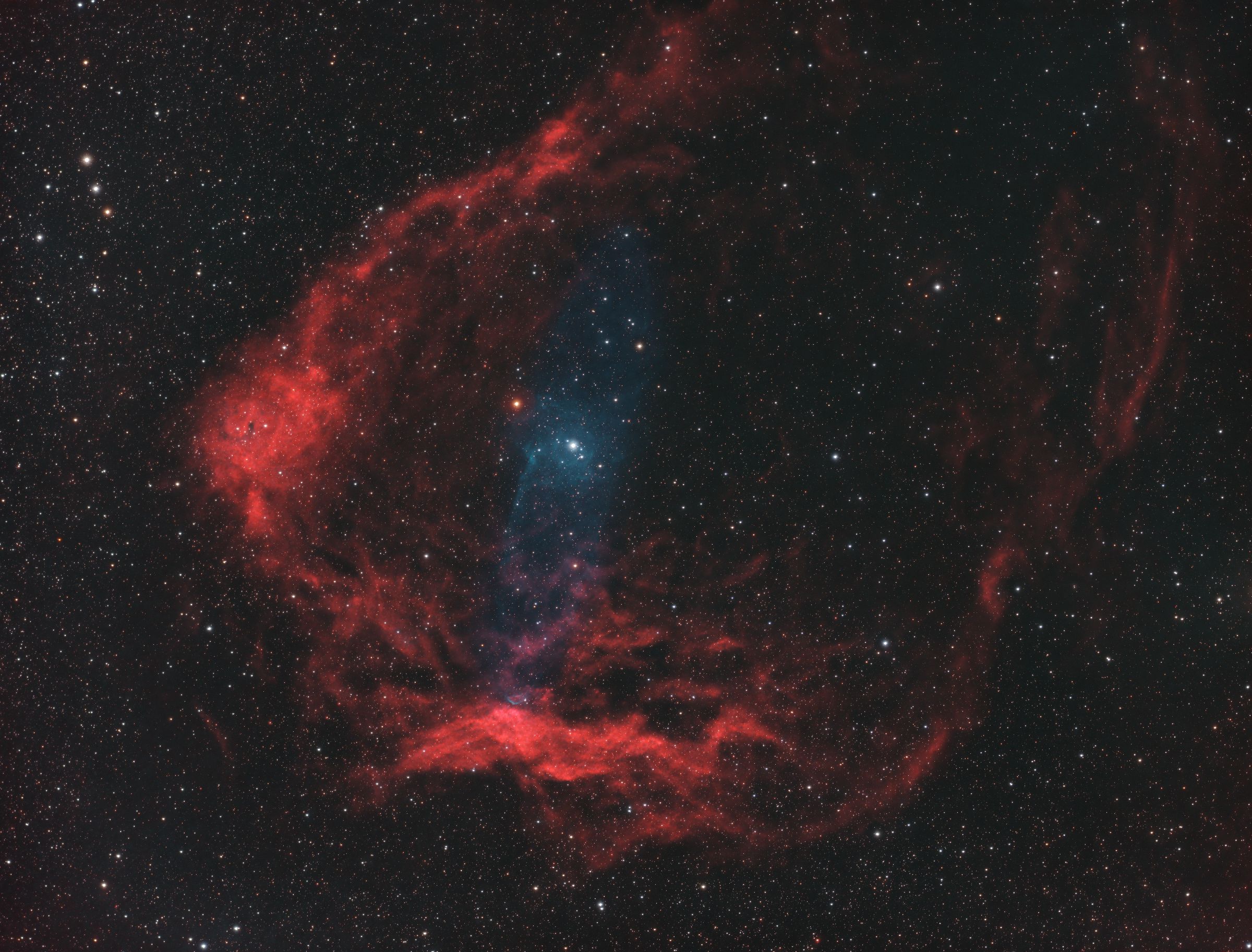 Sh2-129 Flying Bat and Squid Nebula ../CCD/sh129.jpg