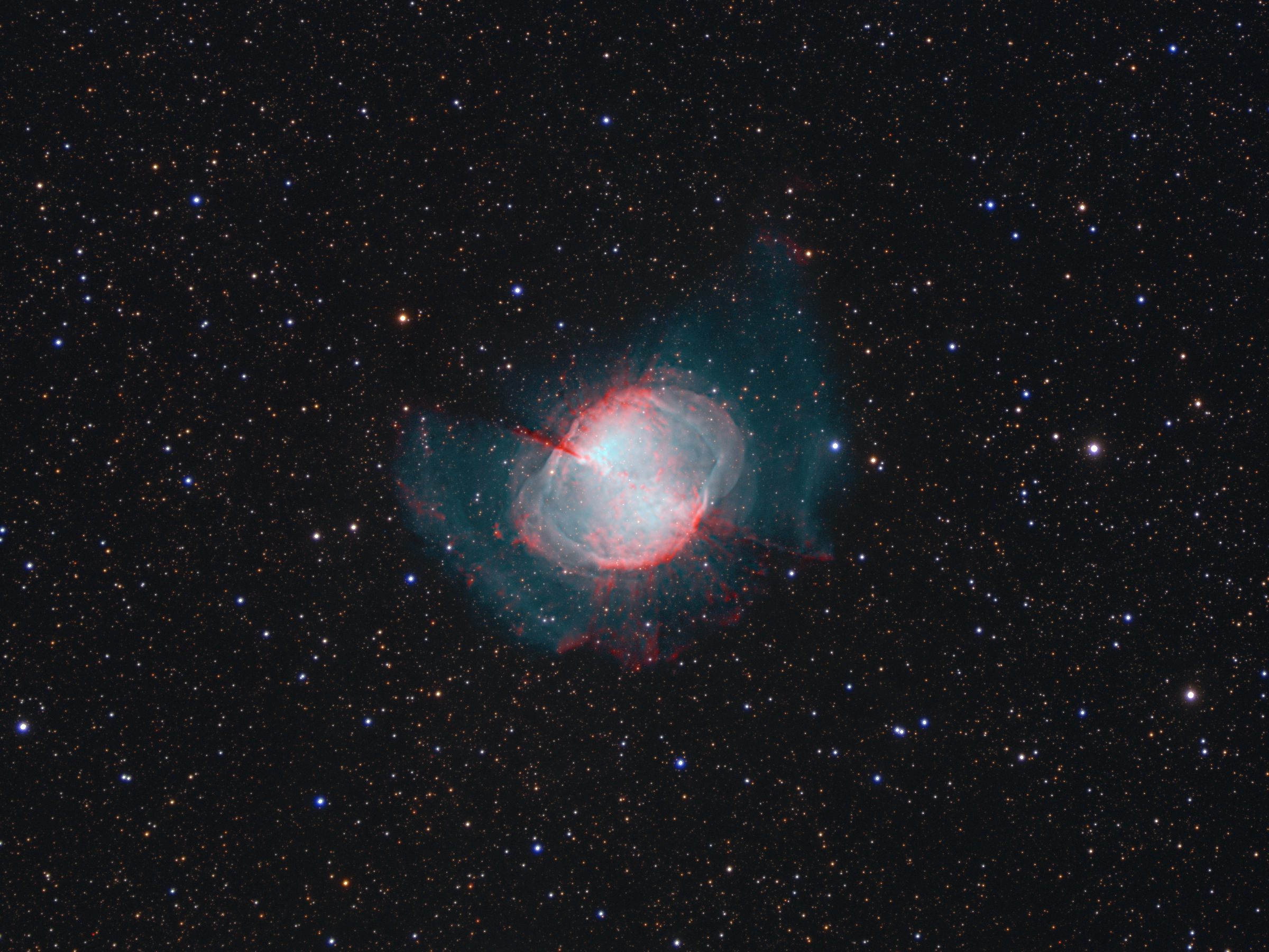 M27 Dumbell Nebula ../CCD/m27.jpg